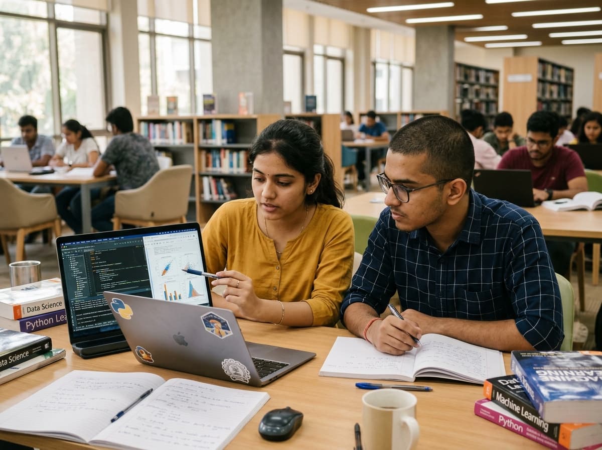 Indian students mastering applied data science and software development